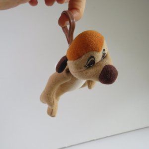 Timon Meerkat BACKPACK CLIP plush mini stuffed animal Lion King Dessert